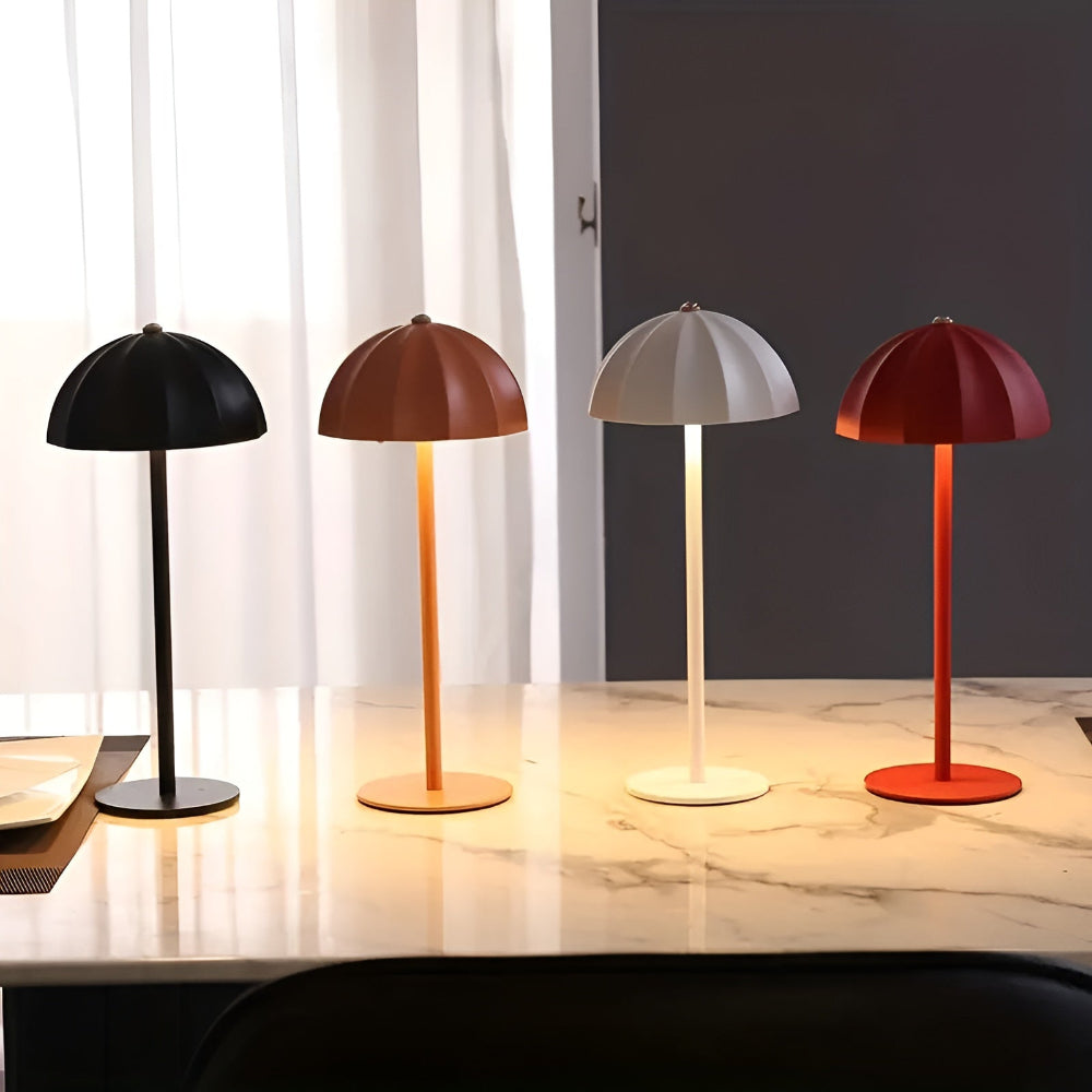 Portable Touch-Controlled LED Umbrella Lamp with Dimmable Brightness – Eye Protection, Versatile Charging, Elegant Design 1