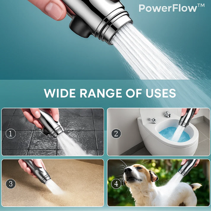 Powerful Rain Shower Head with Advanced Water Filter