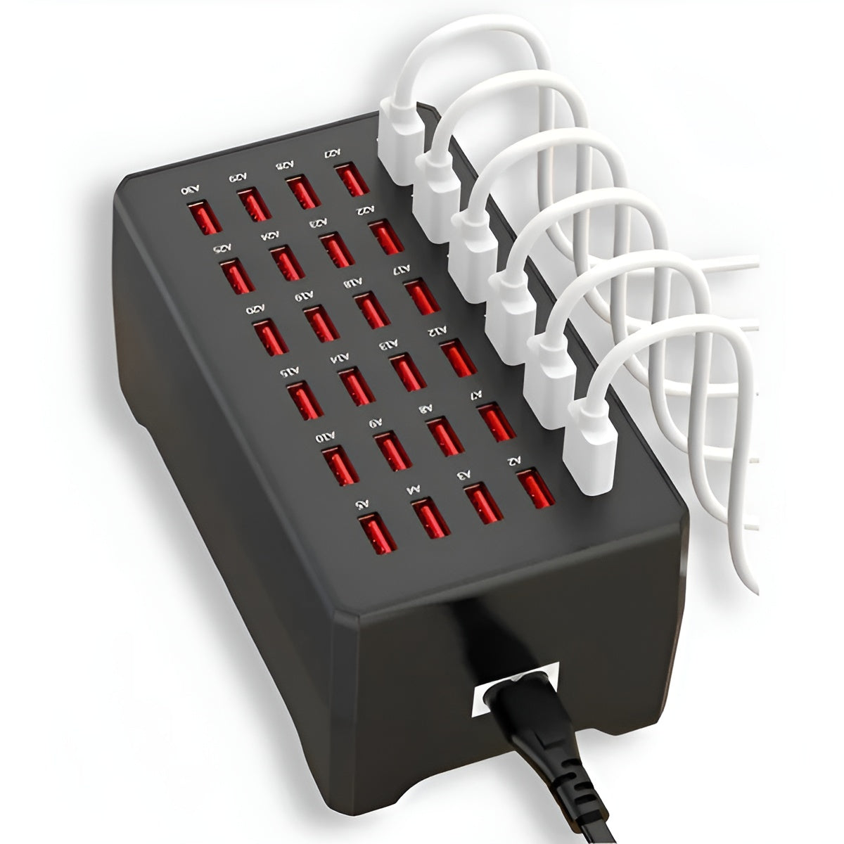Premium 30 Port USB Charging Hub with Fast Charge