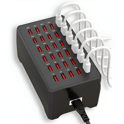 Premium 30 Port USB Charging Hub with Fast Charge