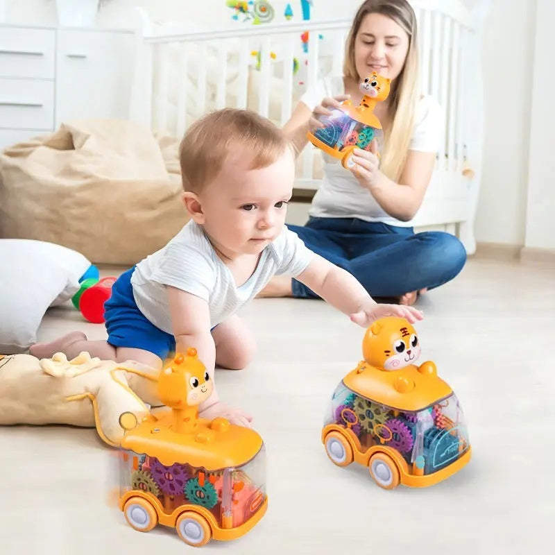Colorful Animal Toy Car with Lights and Sounds - Halri