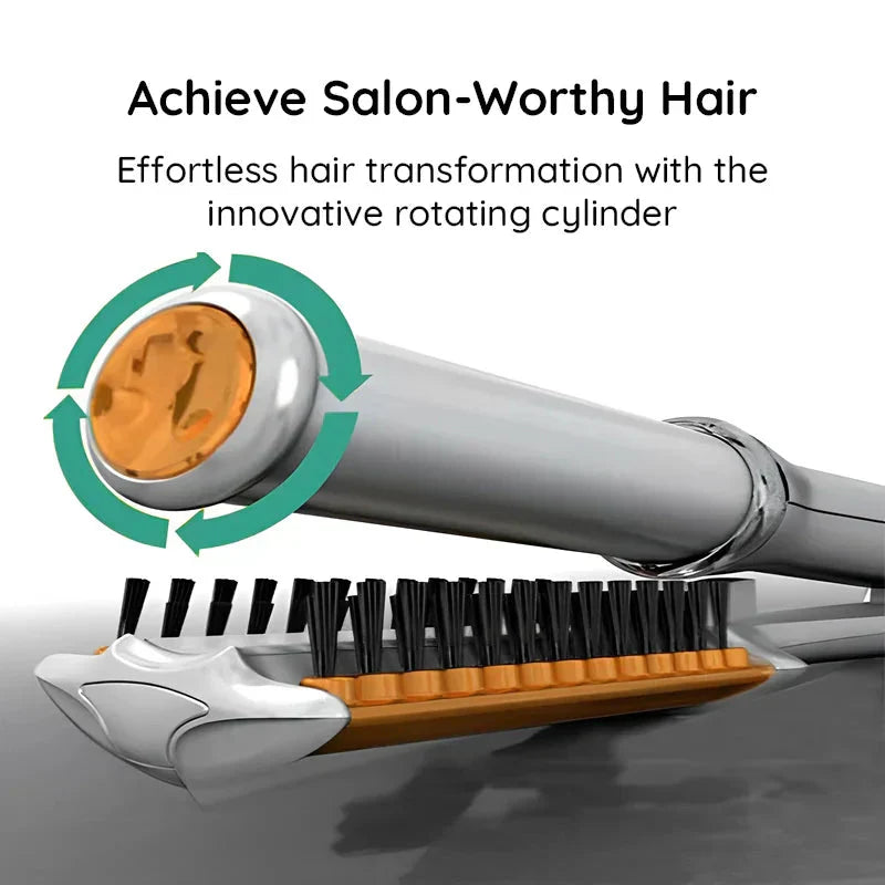Fast Heat Styling Iron Hair Brush for All Hair Types