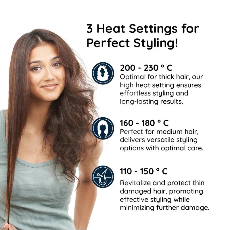 Dual Function Spin Hot Hair Straightening Brush