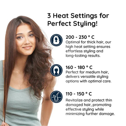 Dual Function Spin Hot Hair Straightening Brush