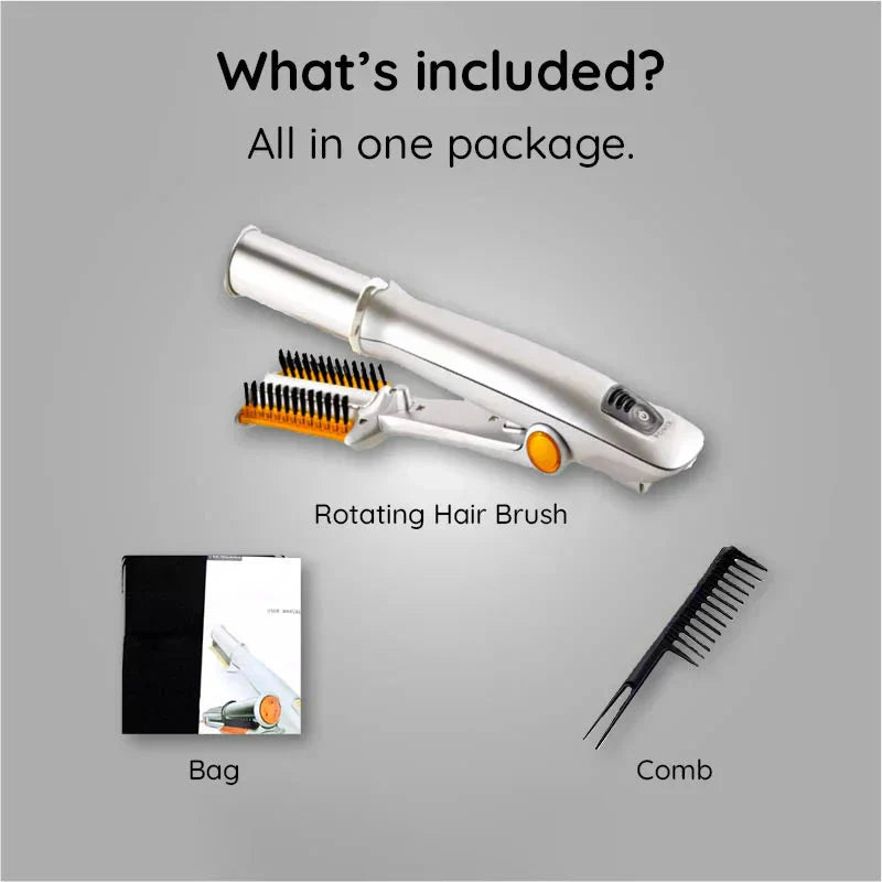 Dual Function Spin Hot Hair Straightening Brush
