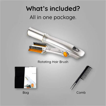 Dual Function Spin Hot Hair Straightening Brush
