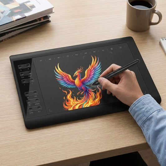 Advanced Digital Art Drawing Tablet, Graphics Sketch Pad - Halri