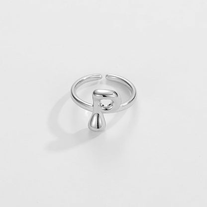 Personalized Fun Alphabet Initial Ring