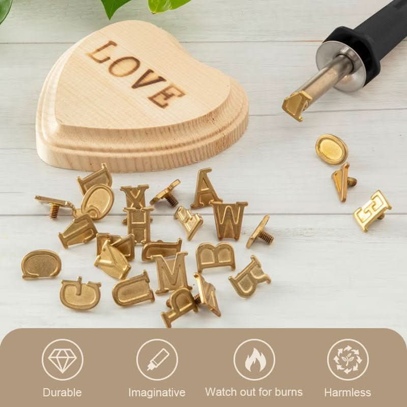 Versatile Wooden Pyrography Pen Set