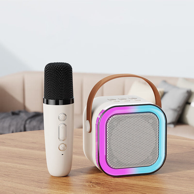Portable Karaoke System With Bluetooth Mic