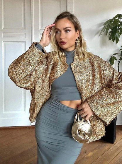 Leather Bomber Jacket