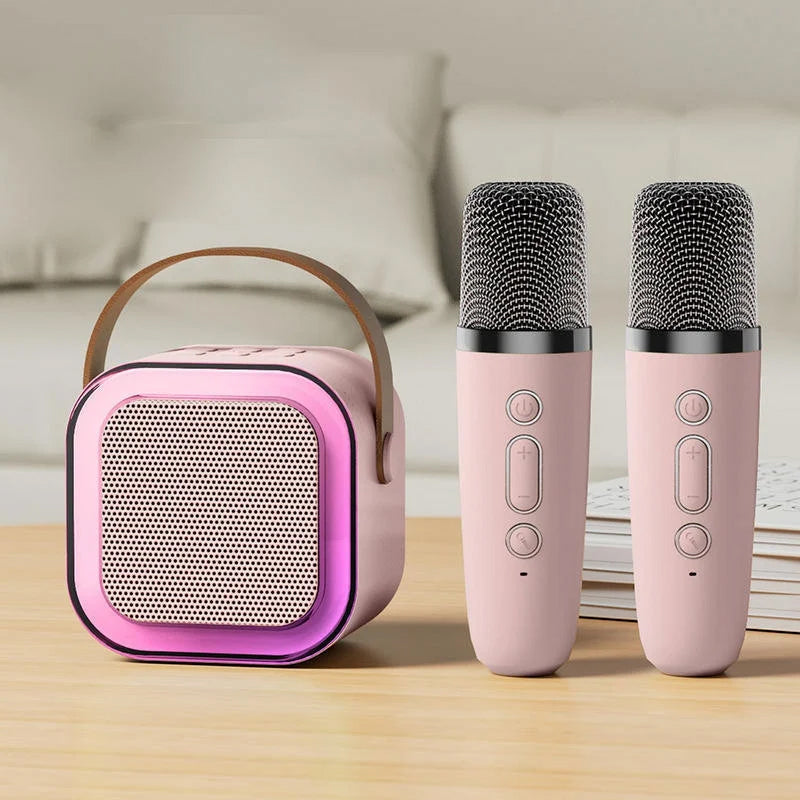 Portable Karaoke System With Bluetooth Mic