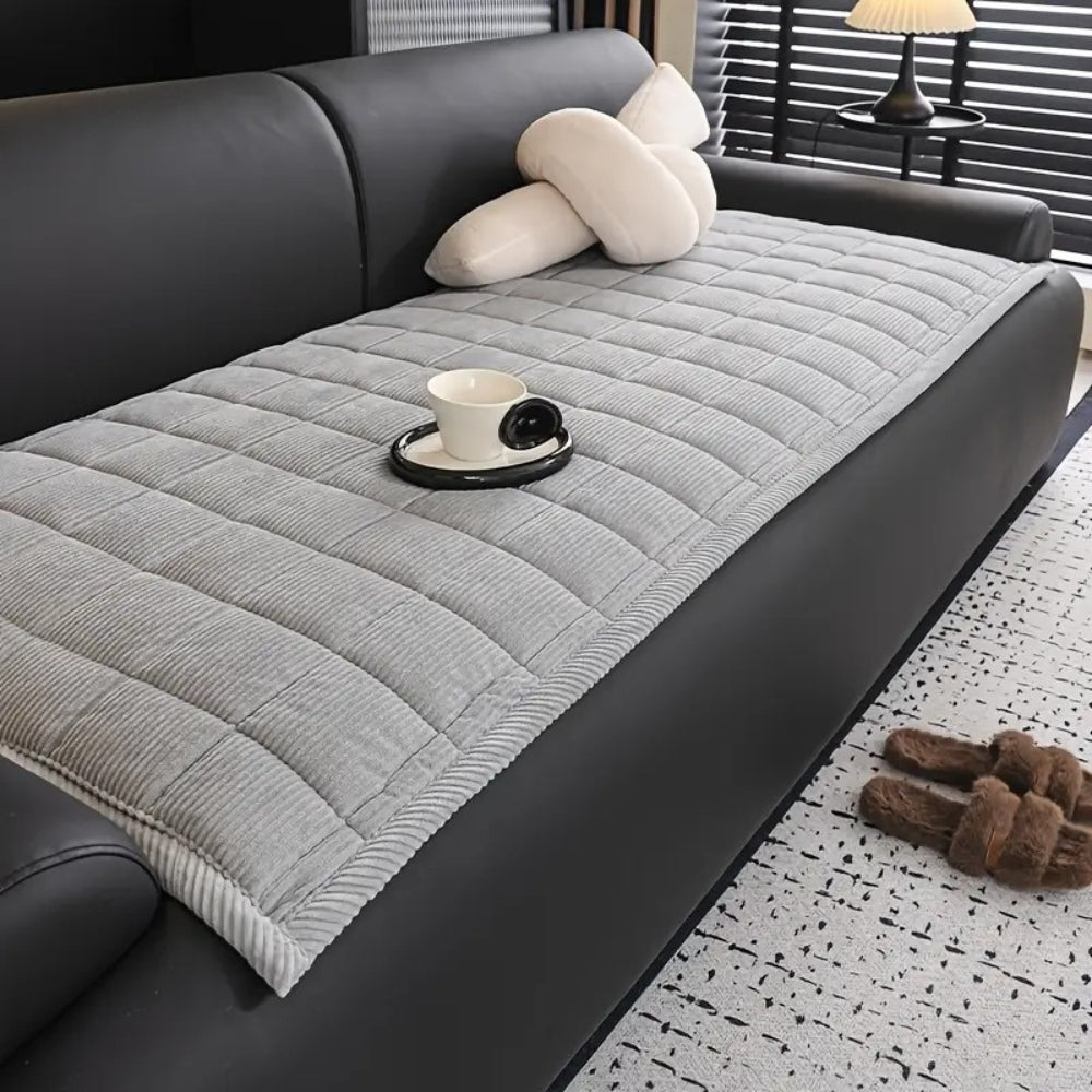 Stylish Quilted Sofa Protector Pad