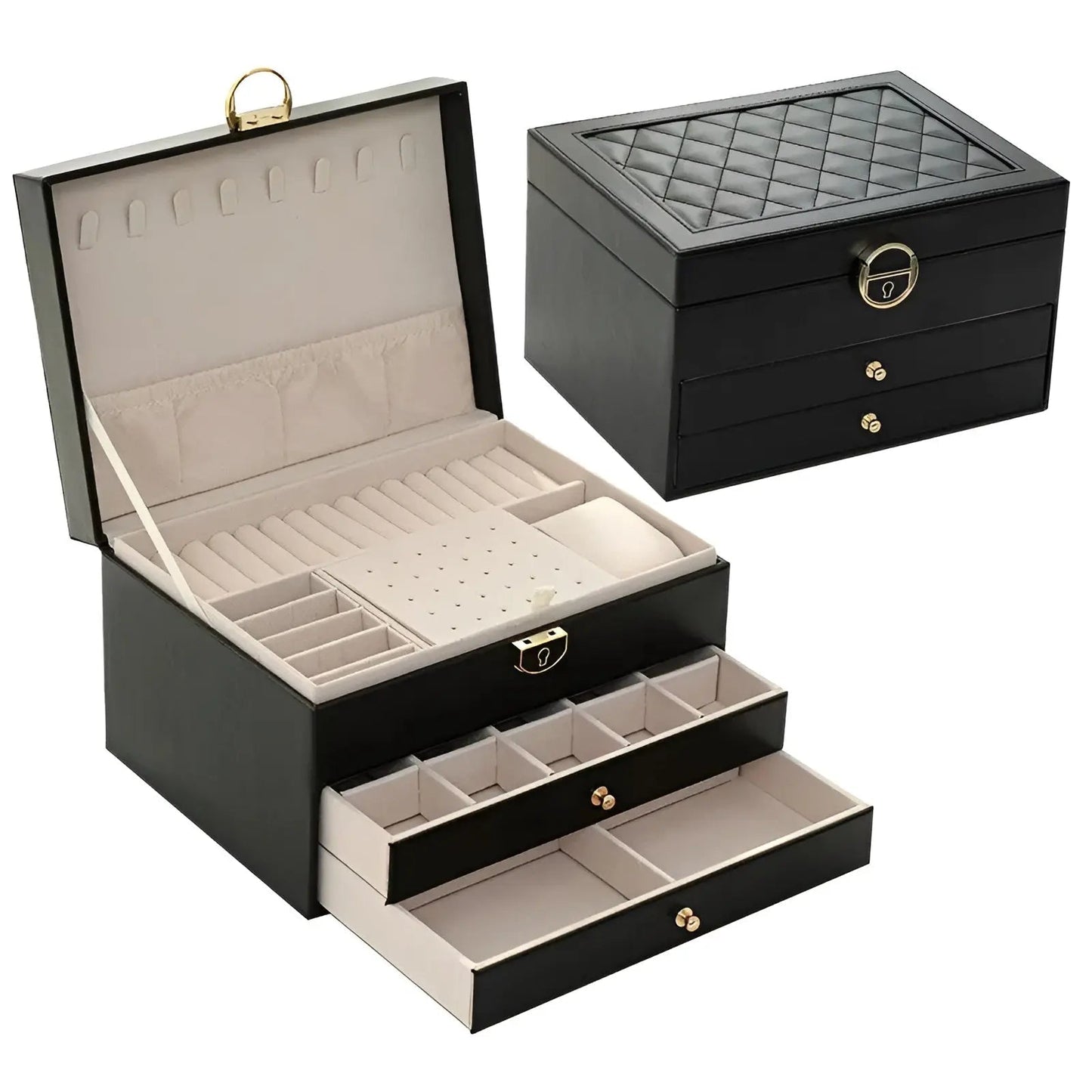 Premium Stackable Jewelry Storage Box