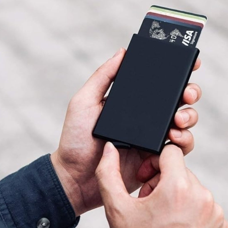 Secure Slim RFID Blocking Wallet Card Holder - Halri