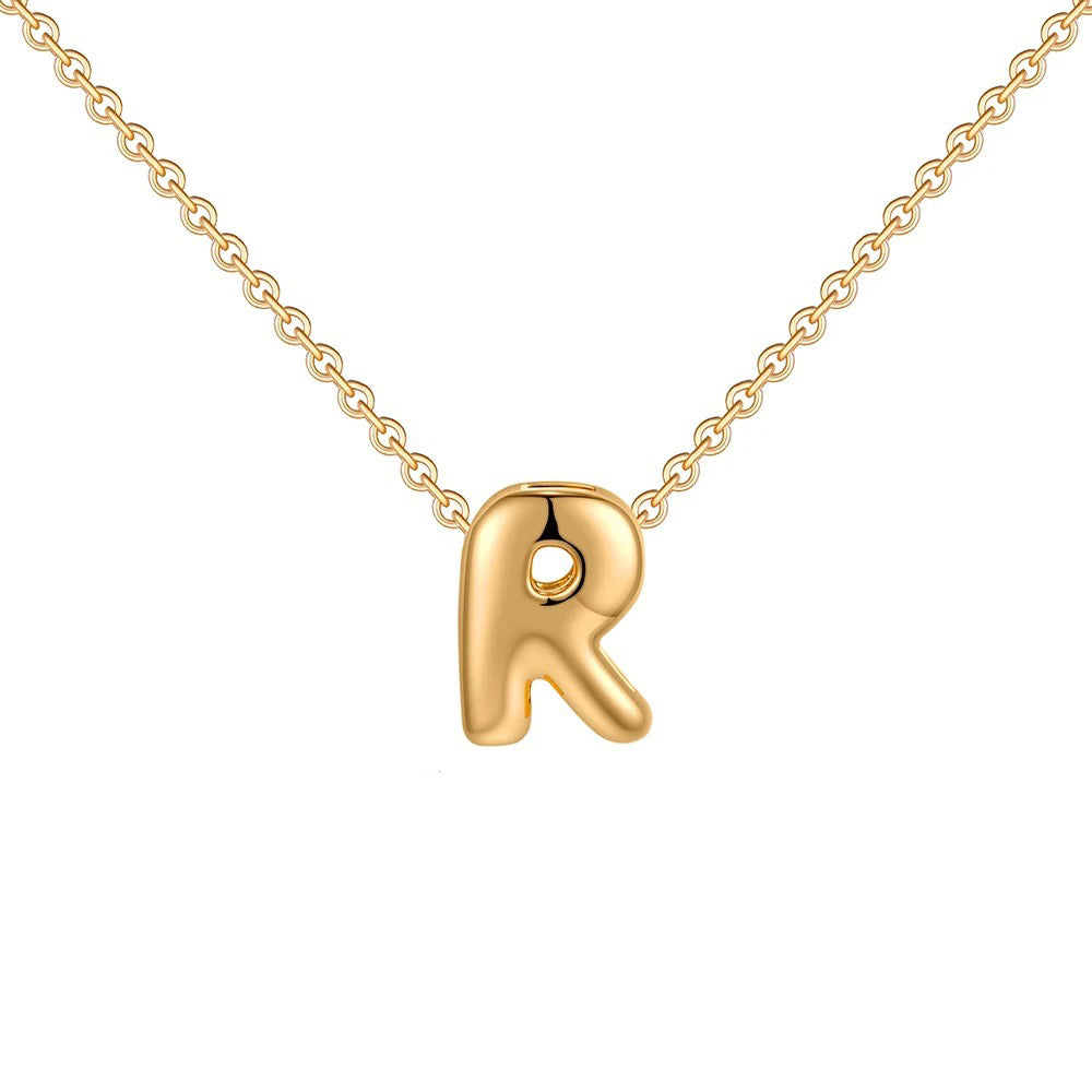 Delicate Script Monogram Initial Necklace