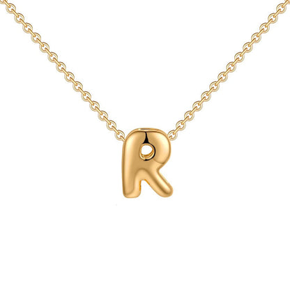 Delicate Script Monogram Initial Necklace