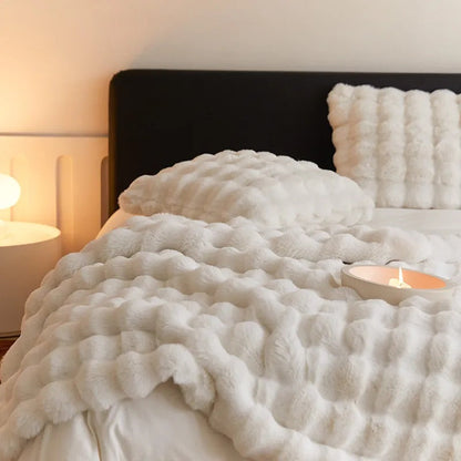 Cozy Plush Throw Blanket for Home and Gifts