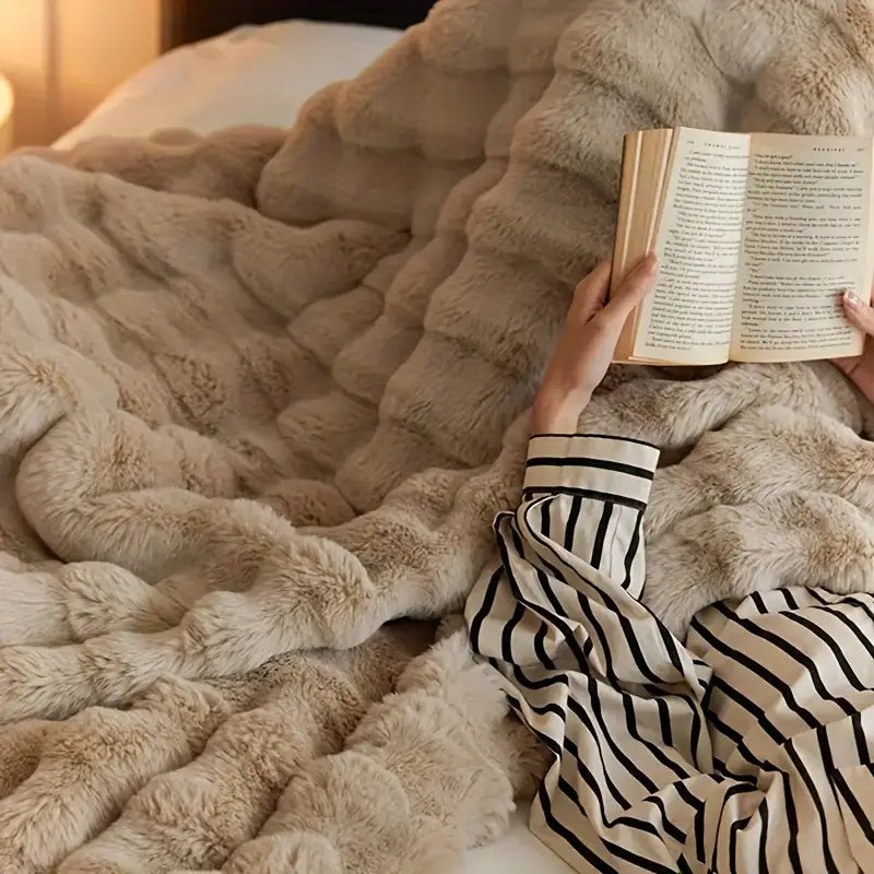 Cozy Plush Throw Blanket for Home and Gifts