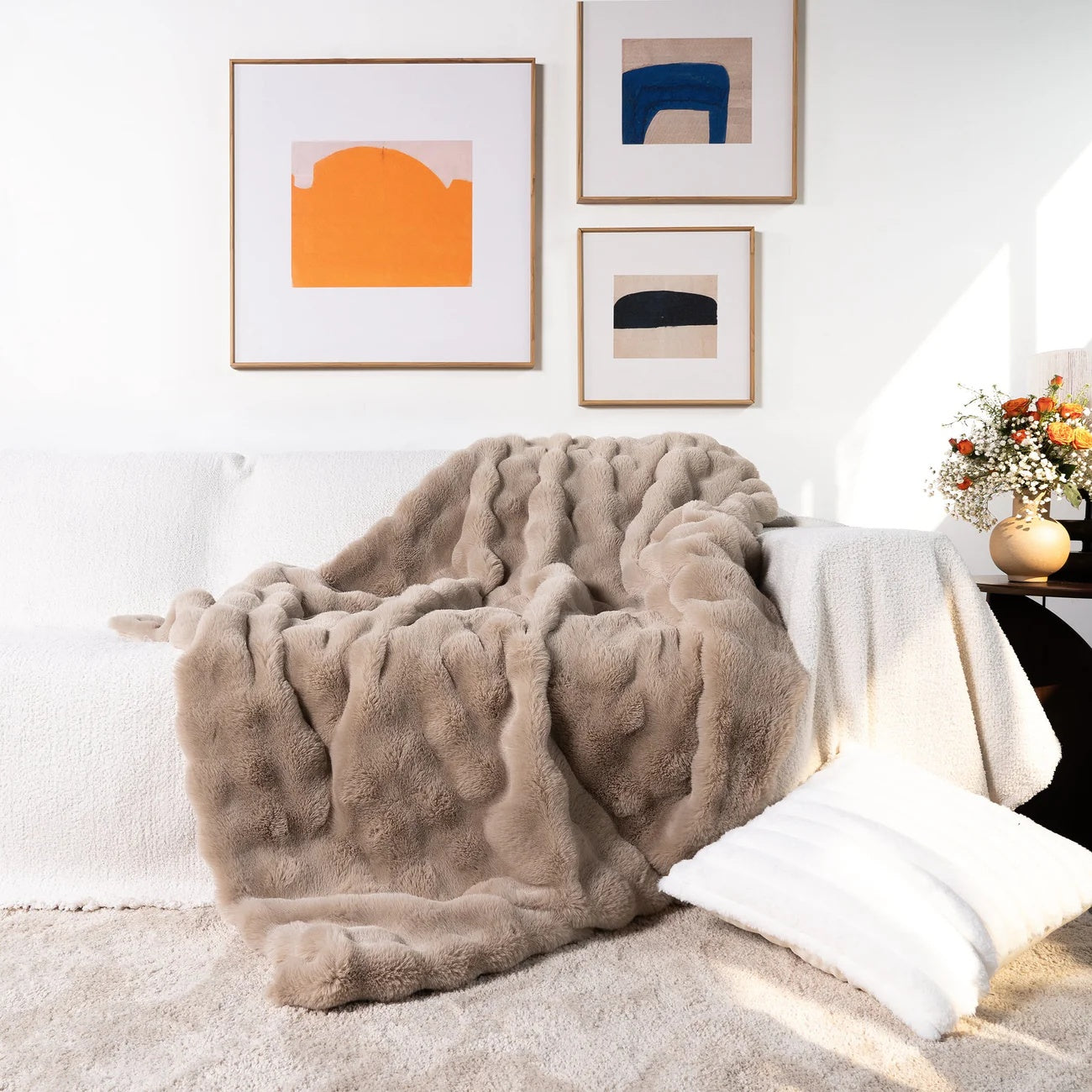 Cozy Plush Throw Blanket for Home and Gifts
