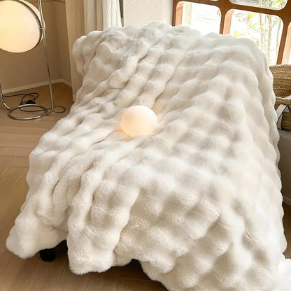 Cozy Plush Throw Blanket for Home and Gifts
