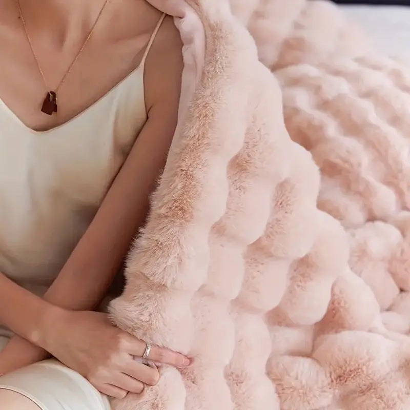 Cozy Plush Throw Blanket for Home and Gifts
