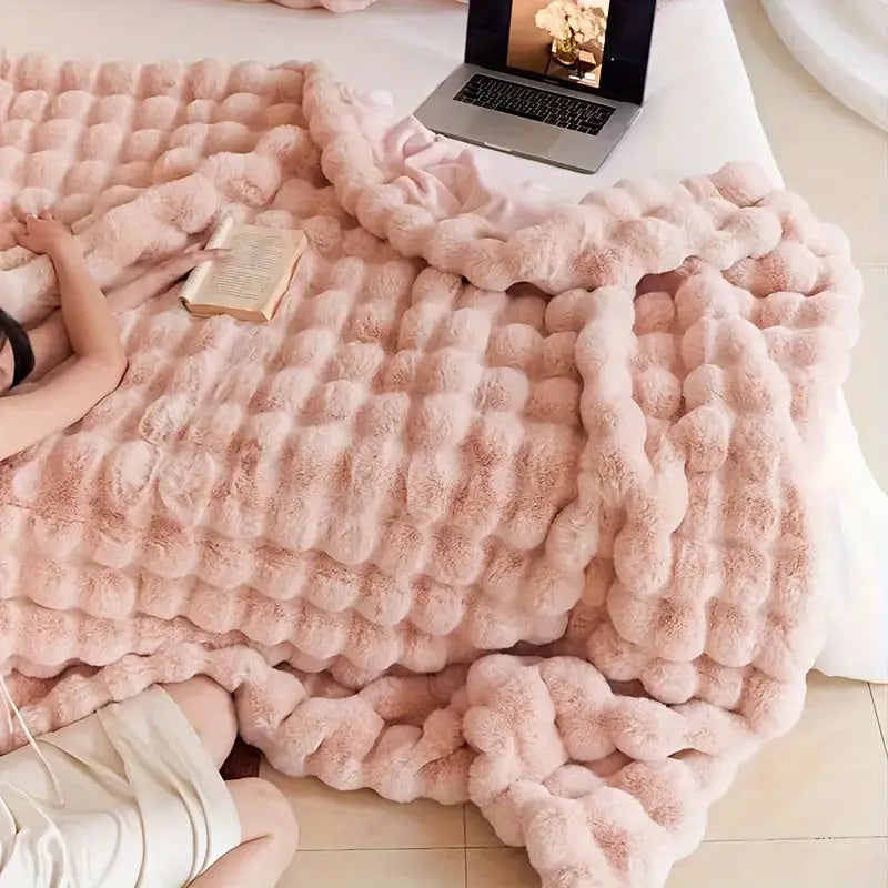Cozy Plush Throw Blanket for Home and Gifts