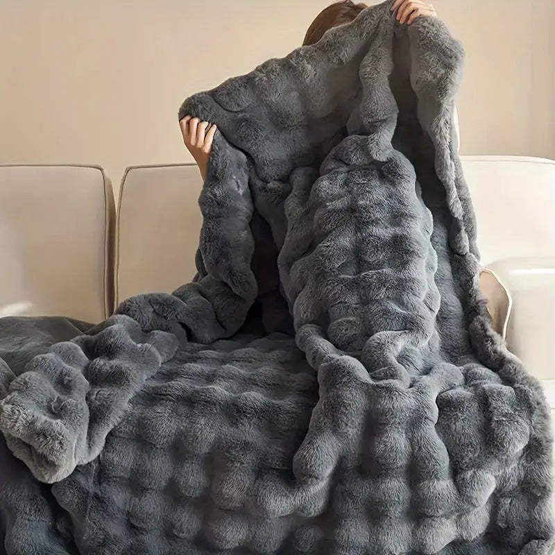 Cozy Plush Throw Blanket for Home and Gifts