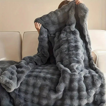 Cozy Plush Throw Blanket for Home and Gifts