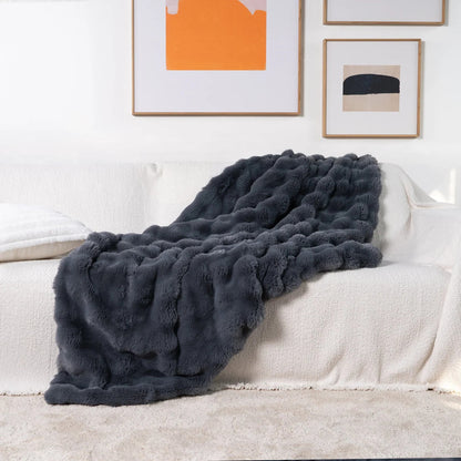 Cozy Plush Throw Blanket for Home and Gifts