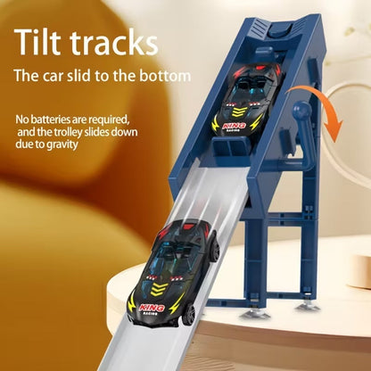 Racing Track Toy with Alloy Car, Real Speed Experience, Safe for Ages 3+
