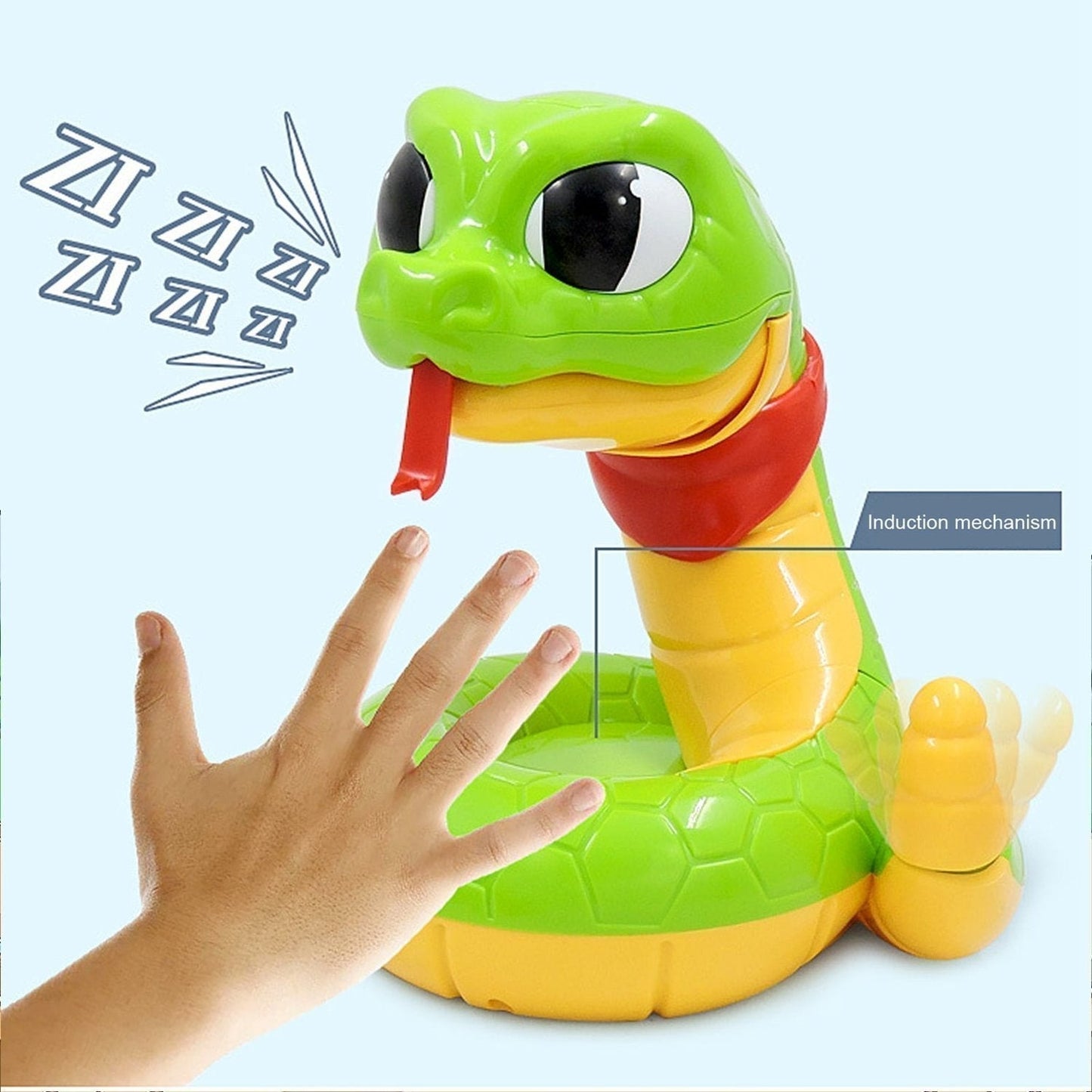 Rattlesnake Treasure Capture Challenge with Motion Sensing, Electric-Powered, Safe for Ages 3+