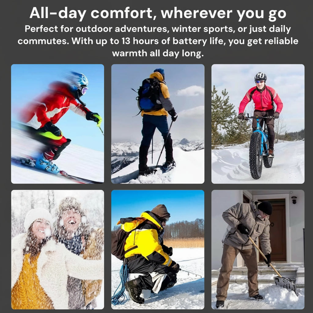 Warmth Insulated Rechargeable Foot Insoles