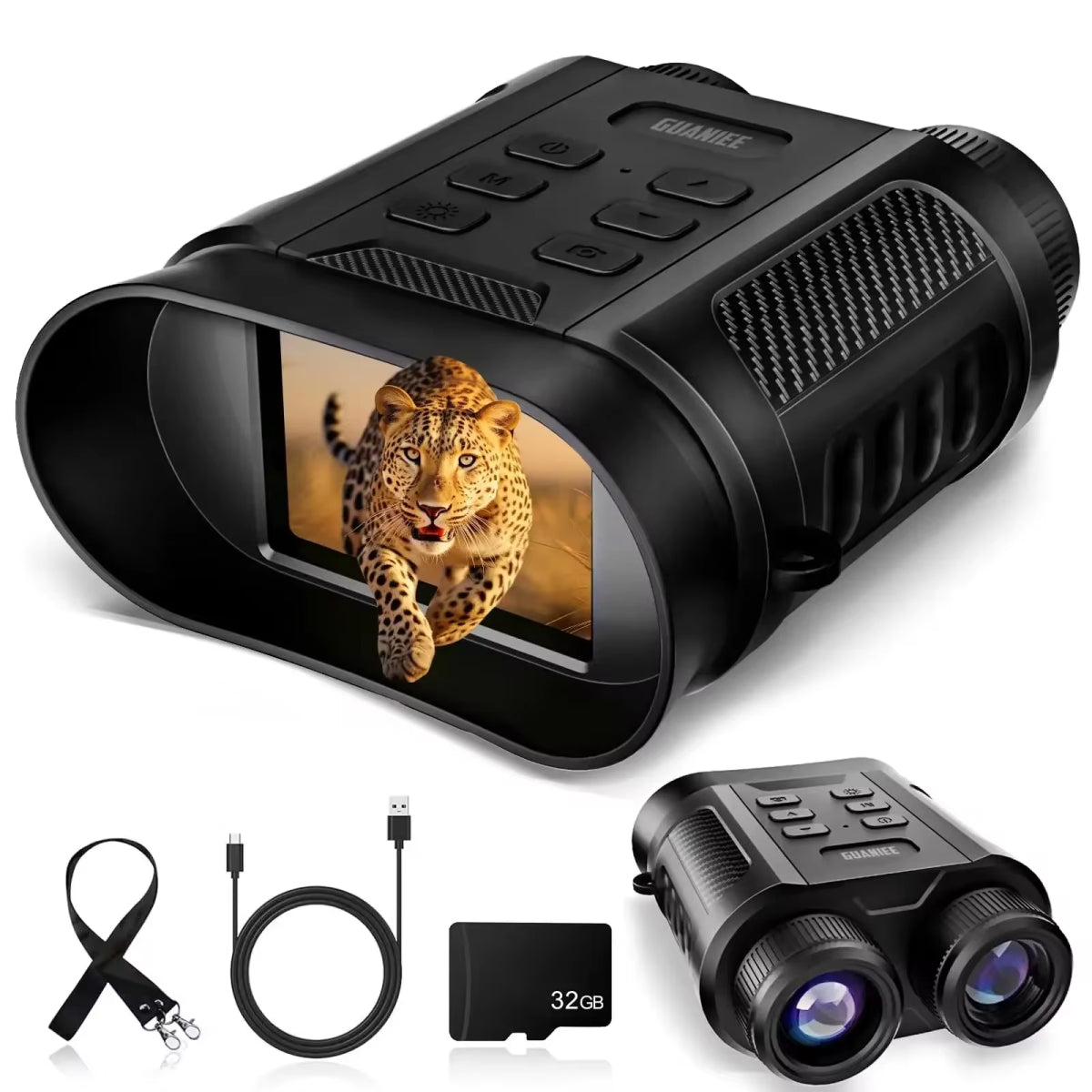 Clear Night Vision Binoculars for Low Light Conditions - Halri