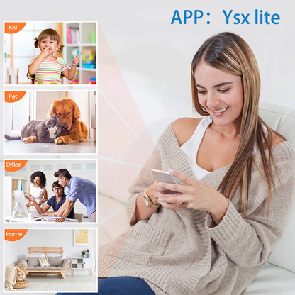 Small Wi-Fi Camera with Wide Angle Lens & Remote View