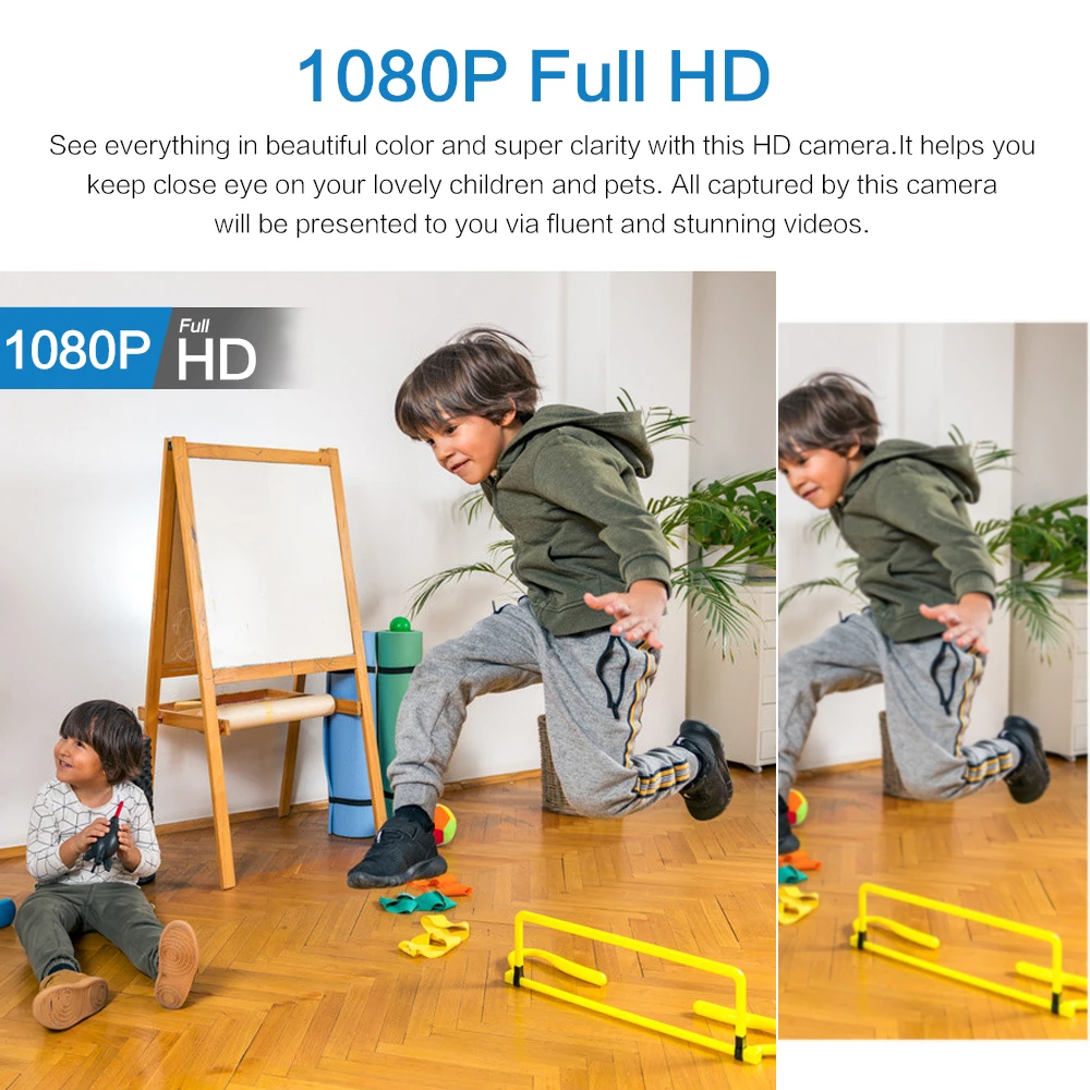Small Wi-Fi Camera with Wide Angle Lens & Remote View