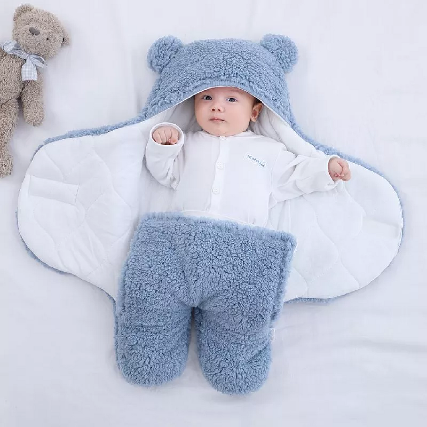 Cozy Baby Swaddle Blanket in 7 Soft Colors