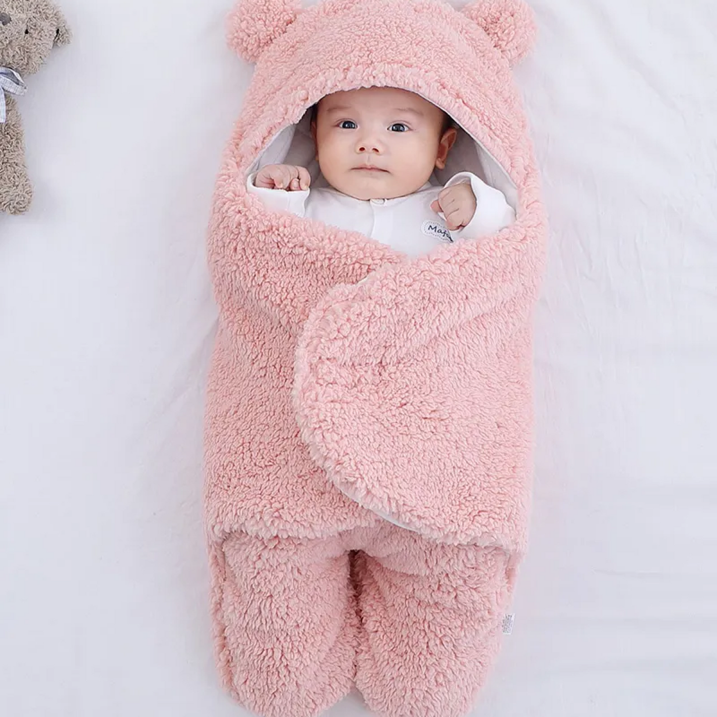 Cozy Baby Swaddle Blanket in 7 Soft Colors