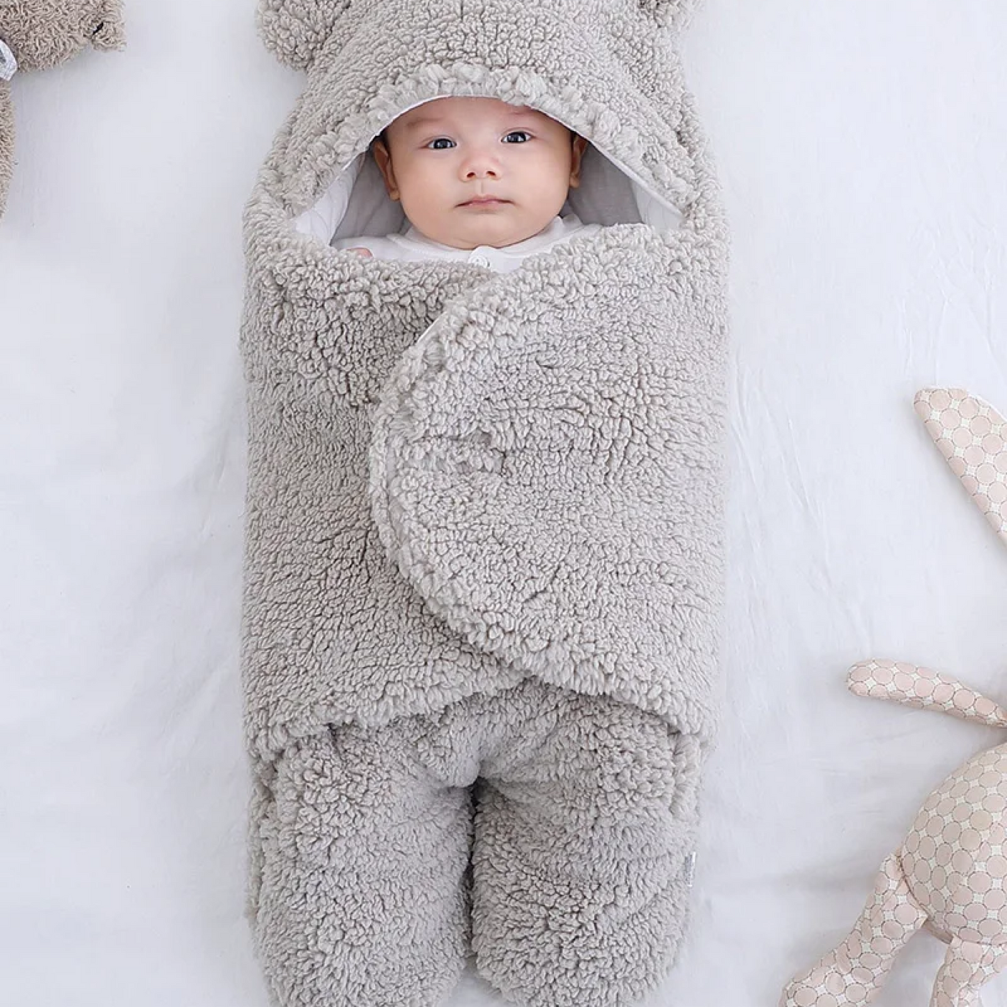 Cozy Baby Swaddle Blanket in 7 Soft Colors