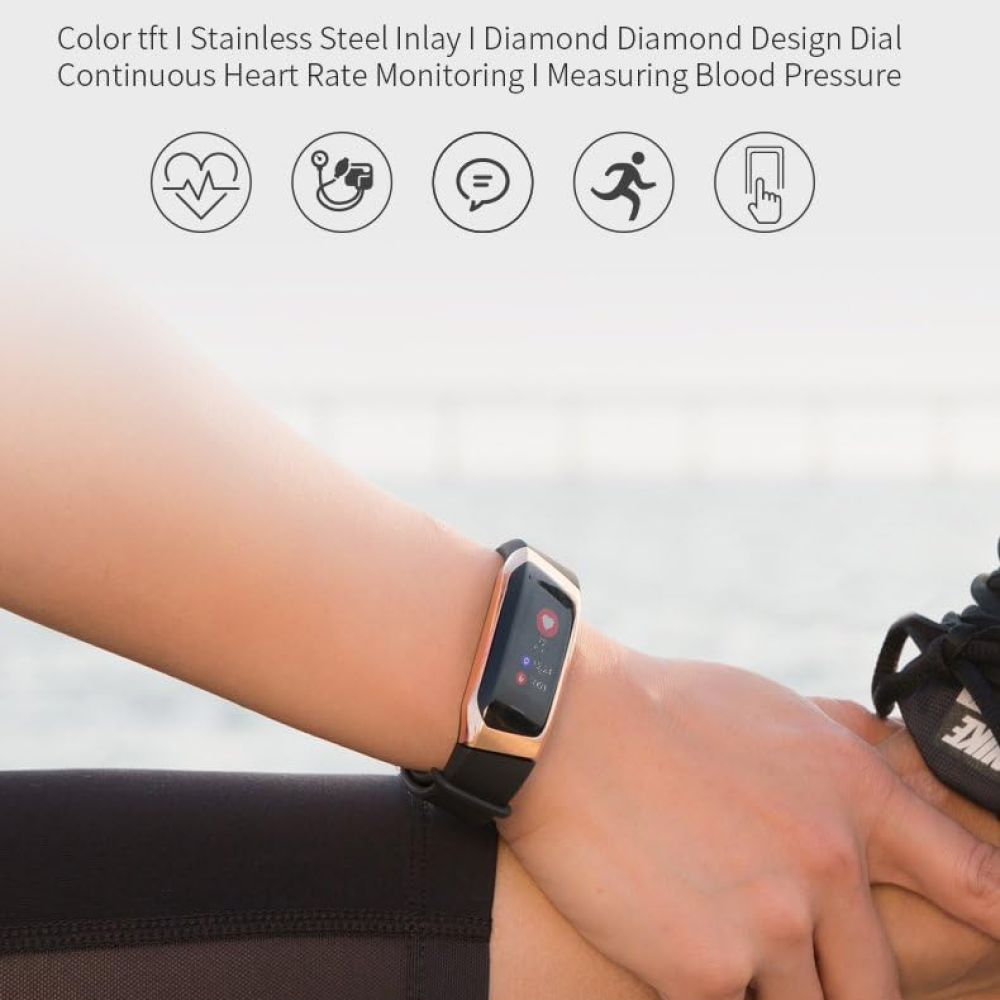 Water Resistant Fitness Smartwatch with Alerts & Activity Tracker