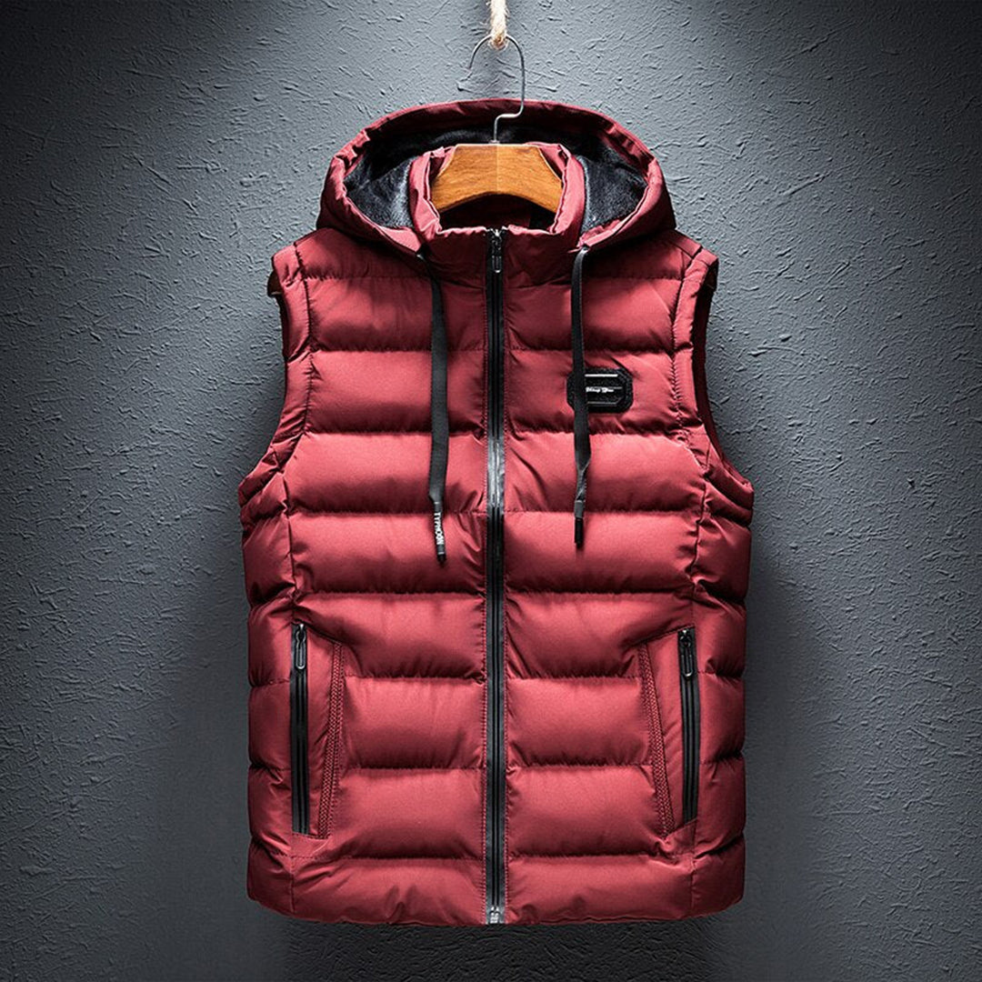 Warm Quilted Mens Vest Lightweight Puffer Jacket