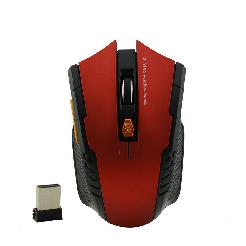 Fast Wireless Gaming Mouse 6 Button USB Receiver