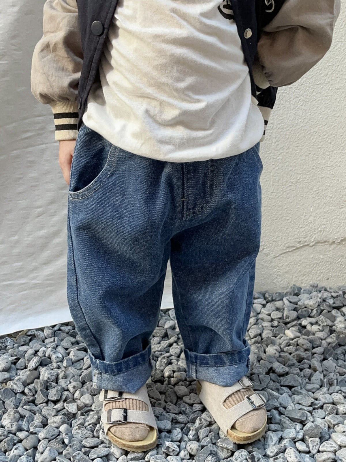 Comfortable Boy's Jeans - Soft Cotton, Elastic Waist - Halri