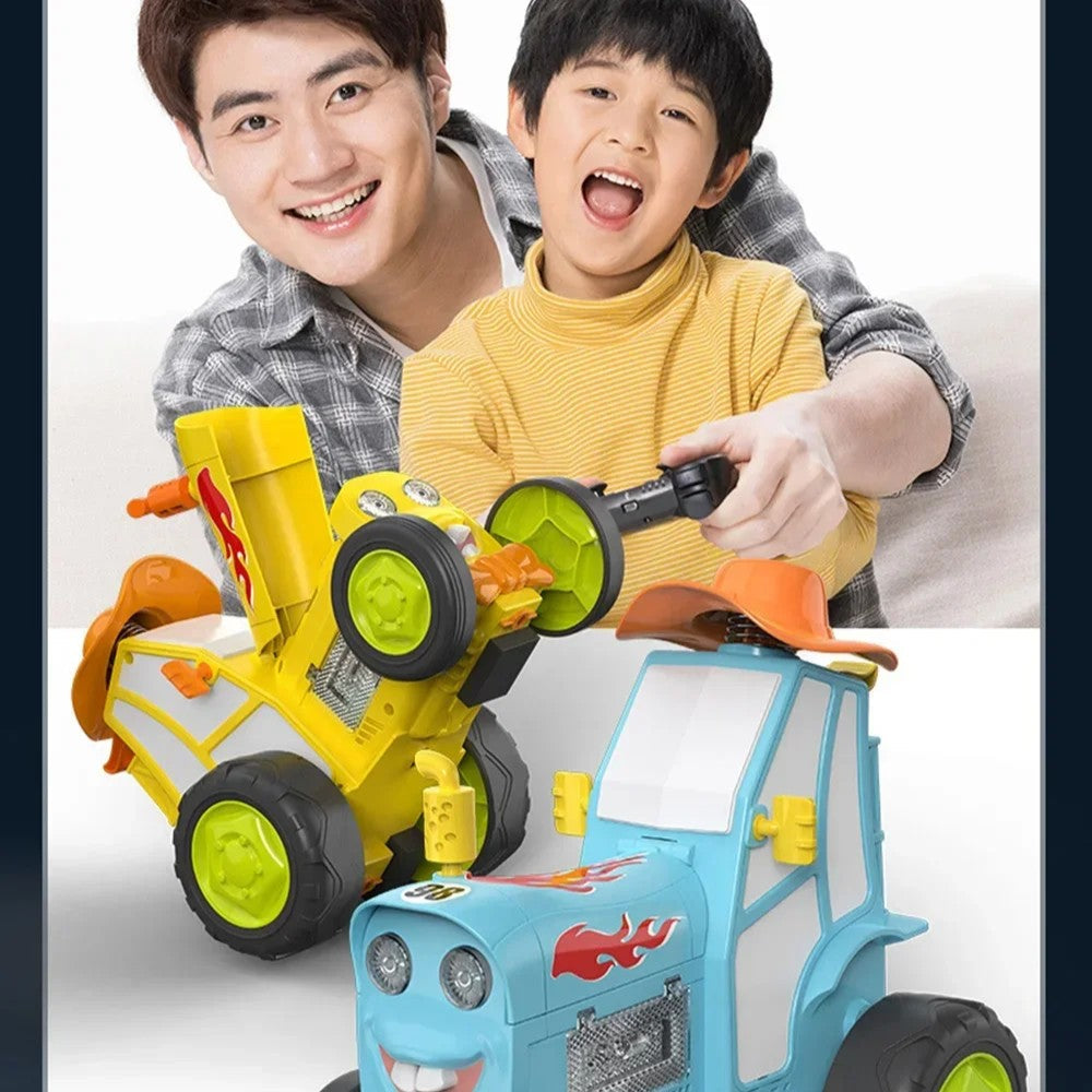 Remote Control Crazy Jumping Stunt Car with Music & Flashing Lights, Safe for Ages 3+