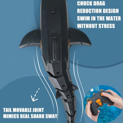 Remote Control Shark Submarine Toy, RC Shark Electric Rechargeable Water Toy