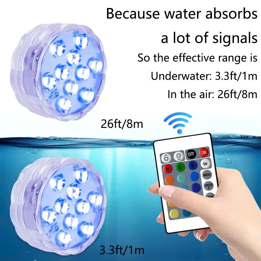 Remote Control Waterproof Magnetic Suction Cup LED Light – Adjustable Lighting Modes, Easy to Use