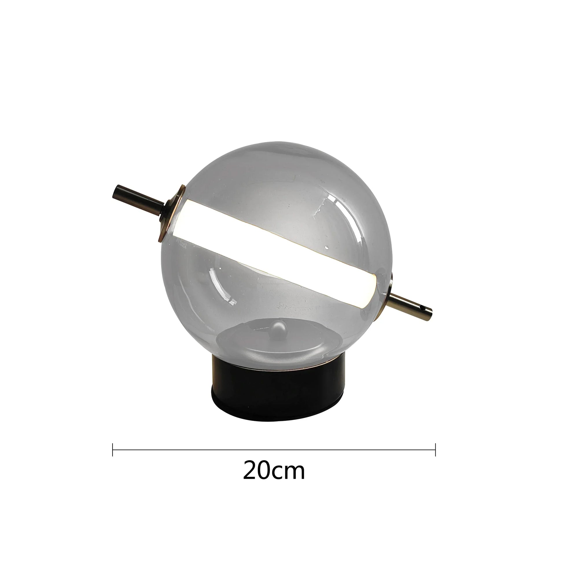 Vintage Glass Table Lamp with Soft Warm Light - Halri