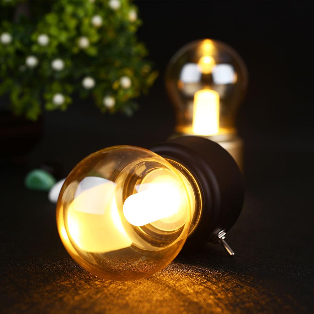 Retro Rechargeable Table Lamp with USB Charger – Portable LED Desk Lamp for Vintage Decor 4