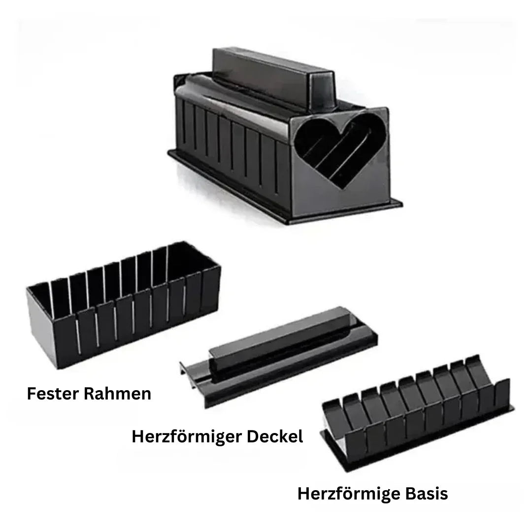 Deluxe Sushi Making Kit with Cutting Tools and Guides - Halri