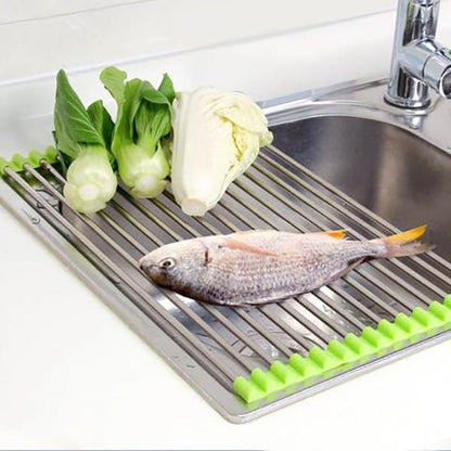 Compact Kitchen Roll Up Dish Rack - Halri